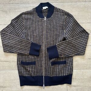 Light Wool Houndstooth Jacket